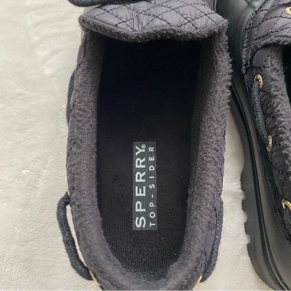 Sperry Duckling Matte Black Boots - Picture 5 of 8